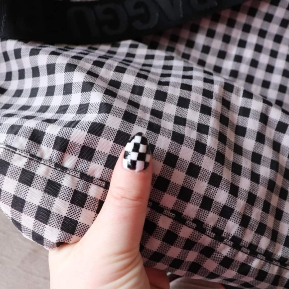 Gingham Large Crescent Bag - Picture 2 of 2